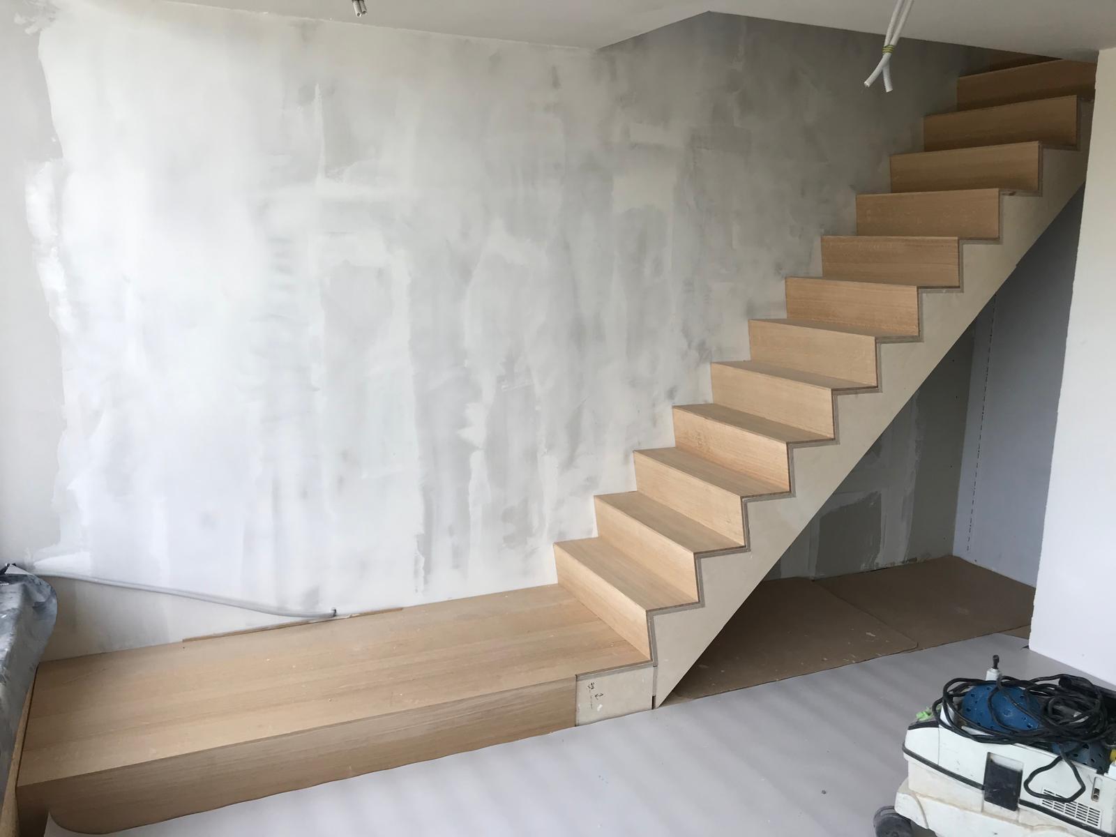 trap bekleden met hout